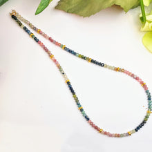 Rainbow Tourmaline Necklace