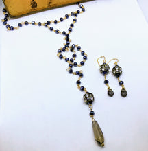 Jet and Smoky Quartz Set