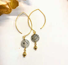 Rutilated Quartz Earrings