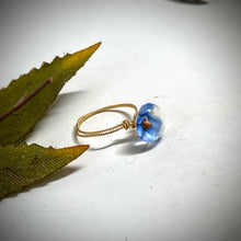 Mid Century Button Ring