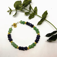 Sapphire and Jade Bracelet